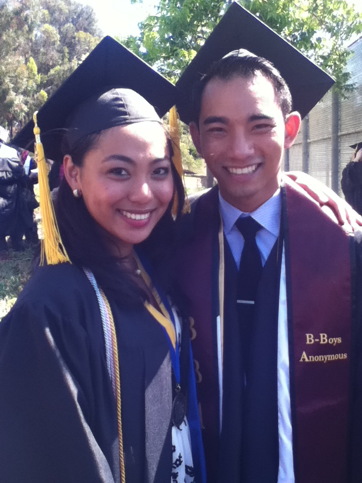 Janelle and David Graduation